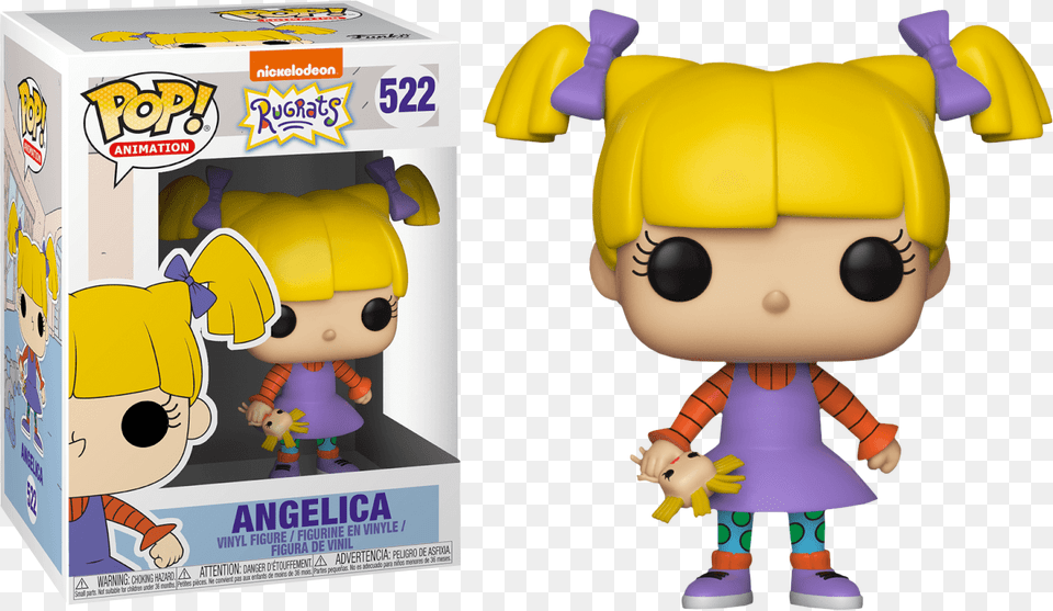 Funko Pop Angelica Rugrats, Toy, Baby, Person, Plush Free Png Download