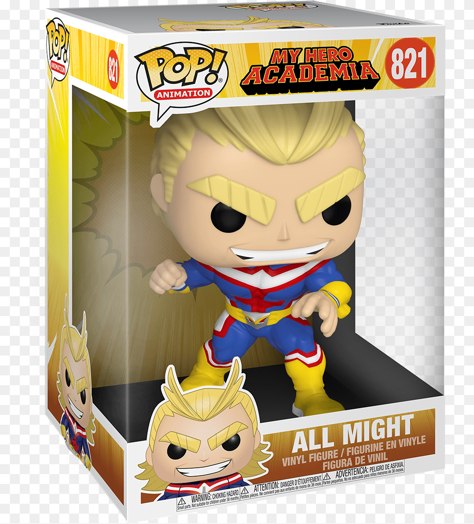 Funko Pop Animation My Hero Academia 10 All Might All Might Funko Pop 10 Inch, Baby, Person, Face, Head Png Image