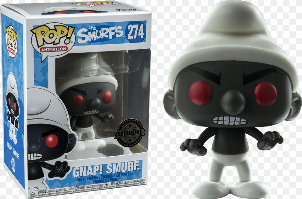 Funko Pop Animation The Smurfs Gnap Smurf, Robot, Toy Free Png Download