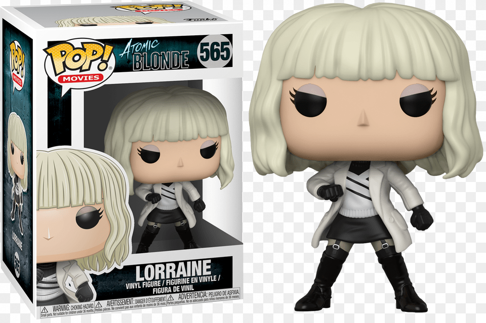 Funko Pop Atomic Blonde, Toy, Doll, Person, Baby Png
