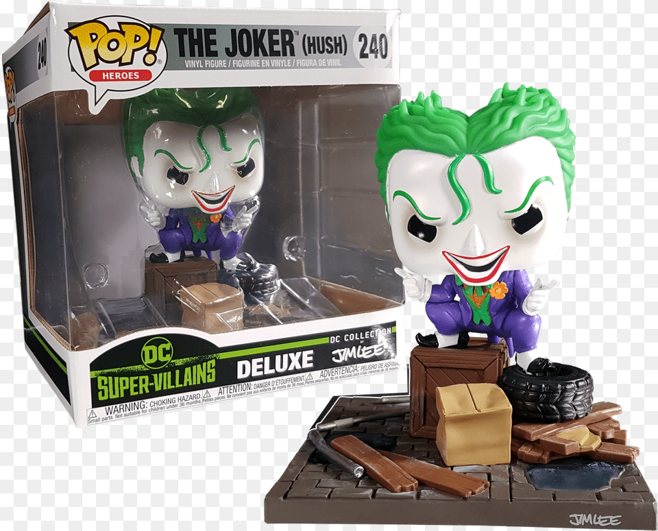 Funko Pop Batman Hush Joker In Alley Alley Alley Jim Pop Vinyl, Baby, Person, Face, Head Free Png Download