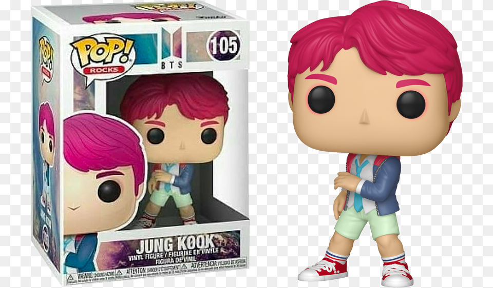 Funko Pop Bts Jungkook, Baby, Person, Face, Head Free Png