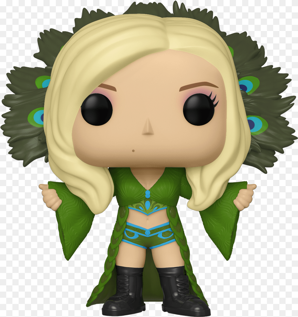 Funko Pop Charlotte Flair, Toy, Doll, Clothing, Footwear Free Transparent Png