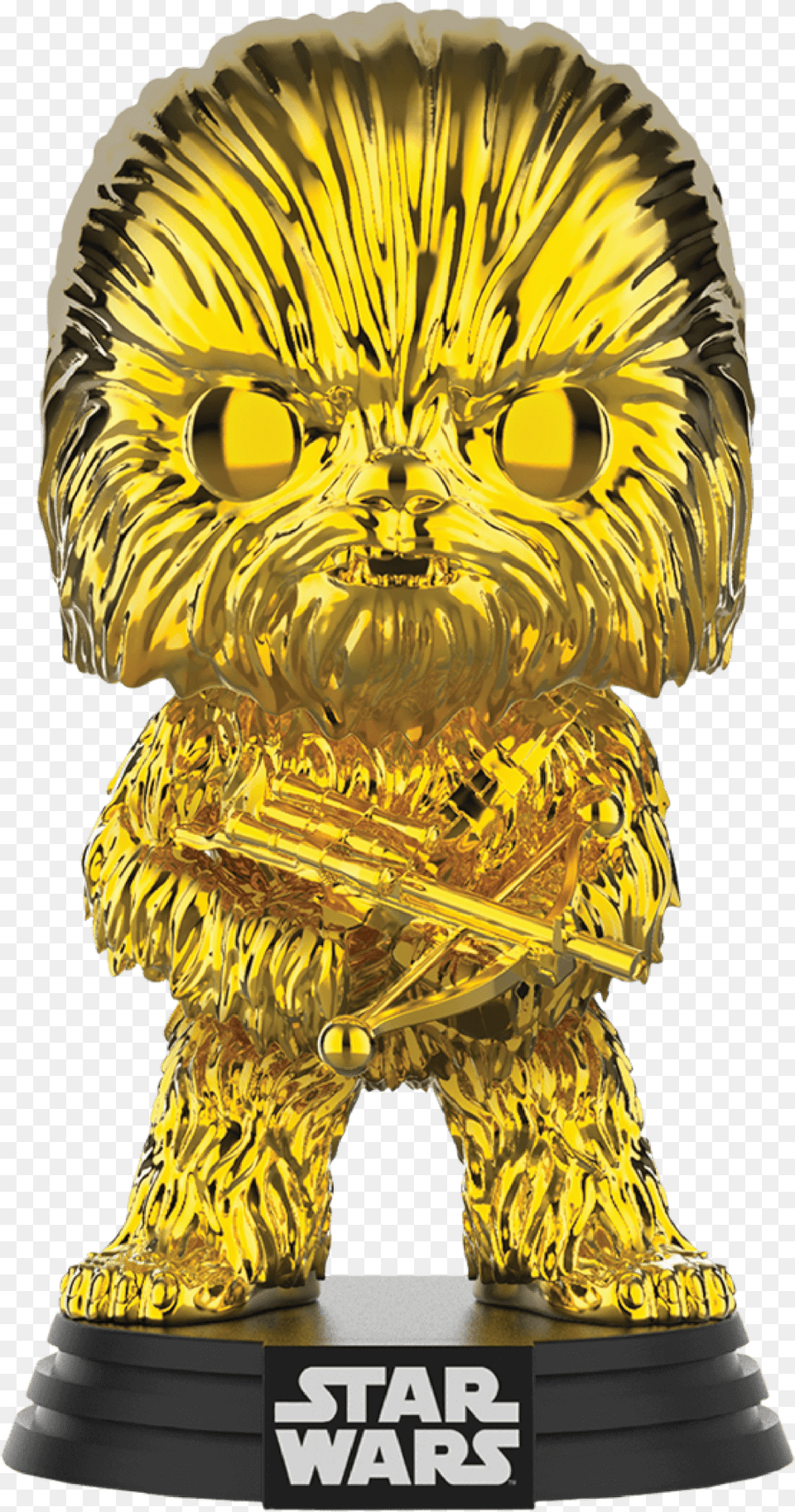 Funko Pop Chewbacca Gold, Trophy, Person Png