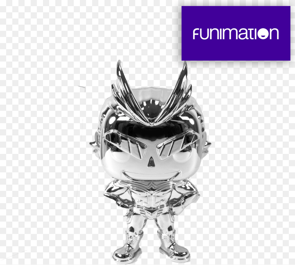 Funko Pop Chrome Allmight Funimation Nycc All Might Chrome Funko, Glass, Person, Art, Ice Png
