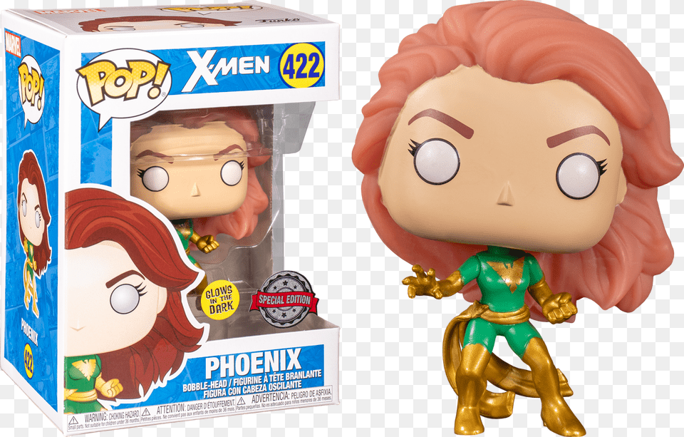 Funko Pop Dark Phoenix, Doll, Person, Toy, Face Png Image