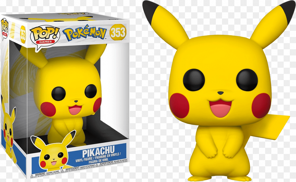 Funko Pop De Pikachu, Plush, Toy Free Png Download