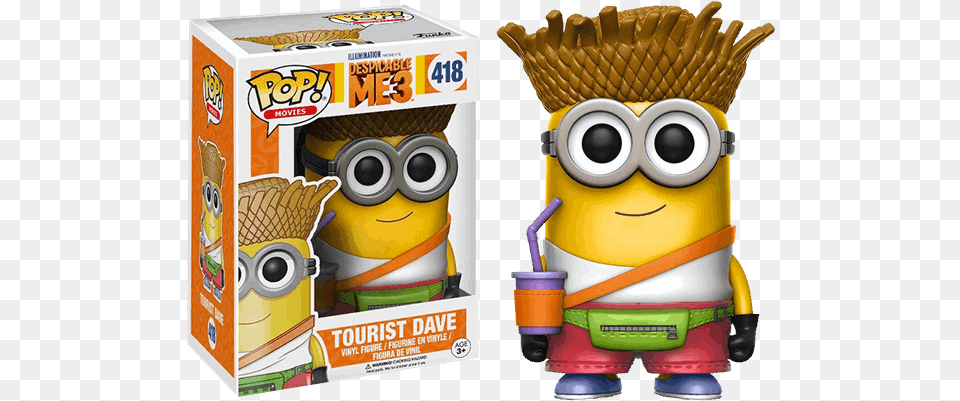 Funko Pop Despicable Me 3 Tourist Dave Free Png Download