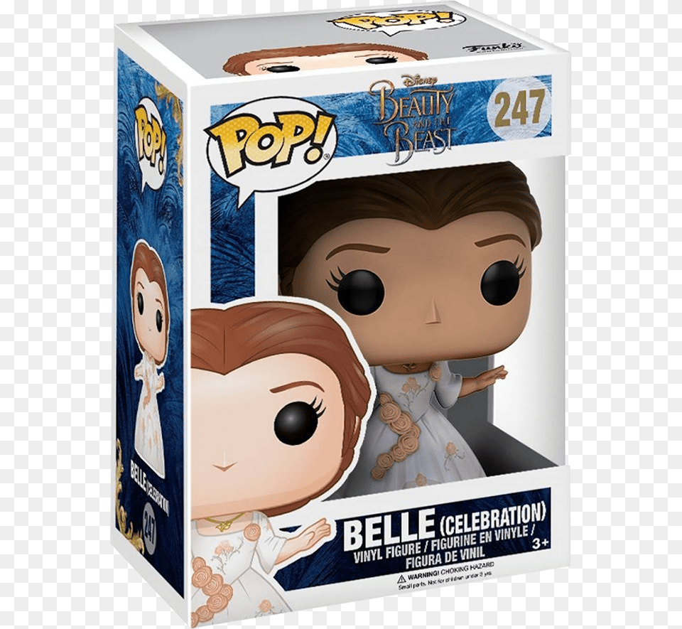 Funko Pop Disney Beauty And The Beast Belle Celebration Figurine Pop Harry Potter Dobby, Baby, Box, Face, Head Png Image