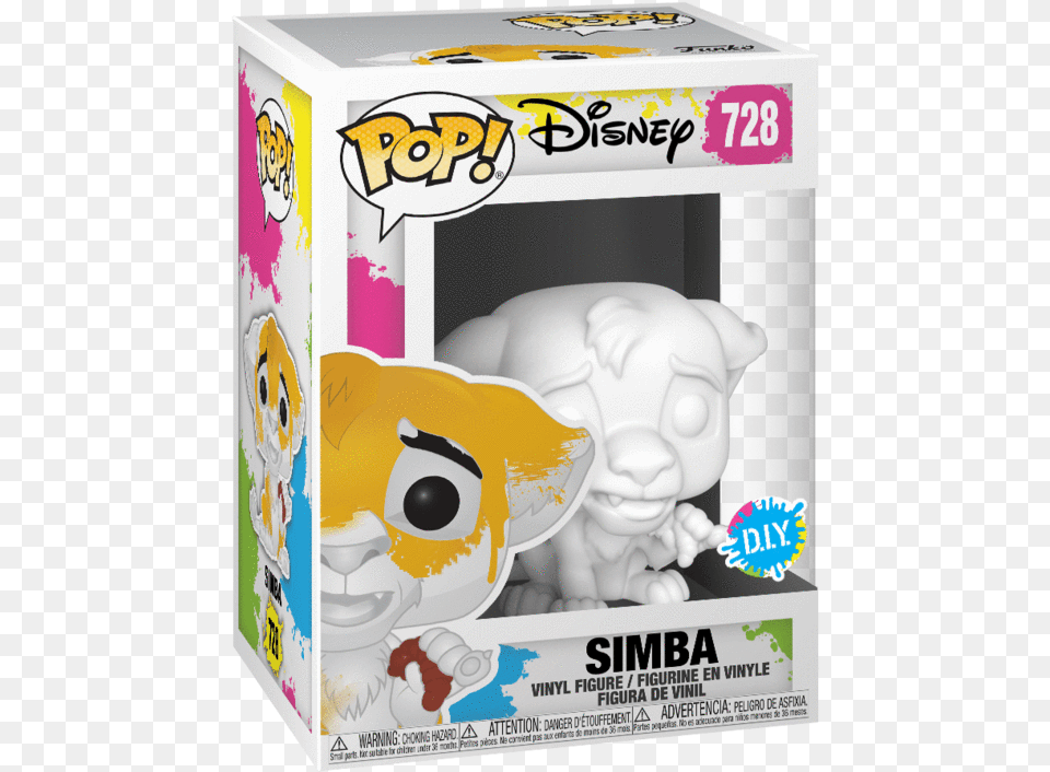 Funko Pop Disney Diy Simba Funko Pop, Plush, Toy, Box, Cardboard Png