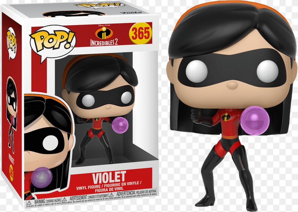 Funko Pop Disney Frozone Brand New In Box Incredibles Incredibles 2 Violet Funko Pop, Adult, Female, Person, Woman Free Transparent Png