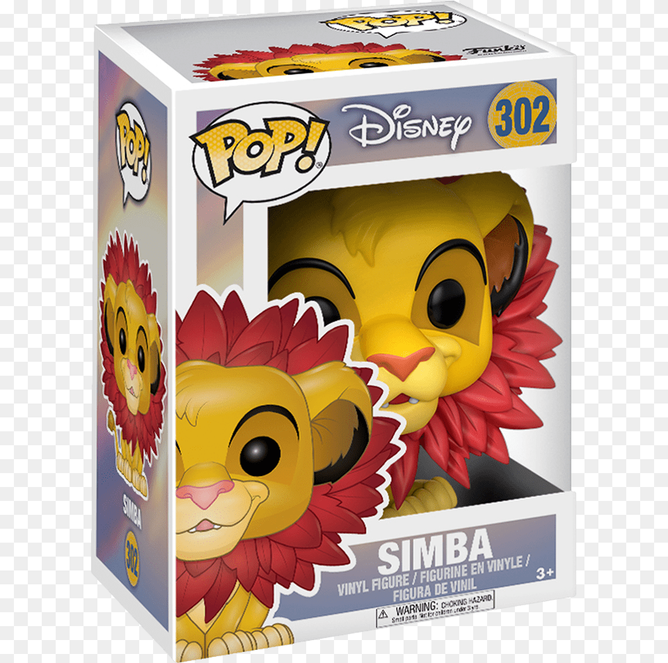 Funko Pop Disney The Lion King Simba With Mane Disney Funko Pop Simba, Toy, Face, Head, Person Free Png