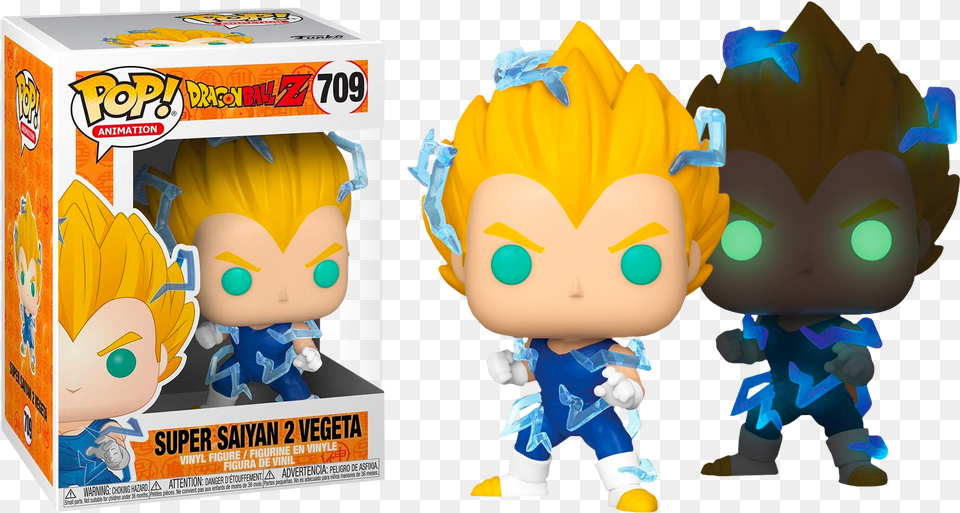 Funko Pop Dragon Ball Z Vegeta Super Saiyan 2 709 Funko Pop Super Saiyan 2 Vegeta, Baby, Person, Face, Head Free Transparent Png