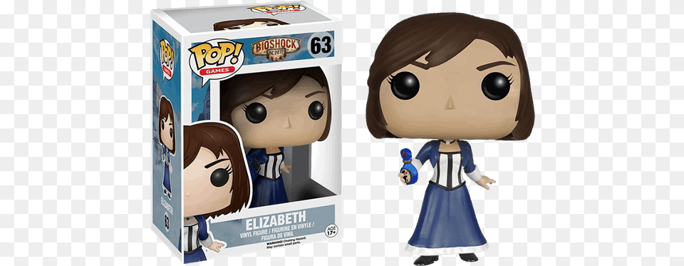 Funko Pop Elizabeth Bioshock, Book, Comics, Publication, Child Png