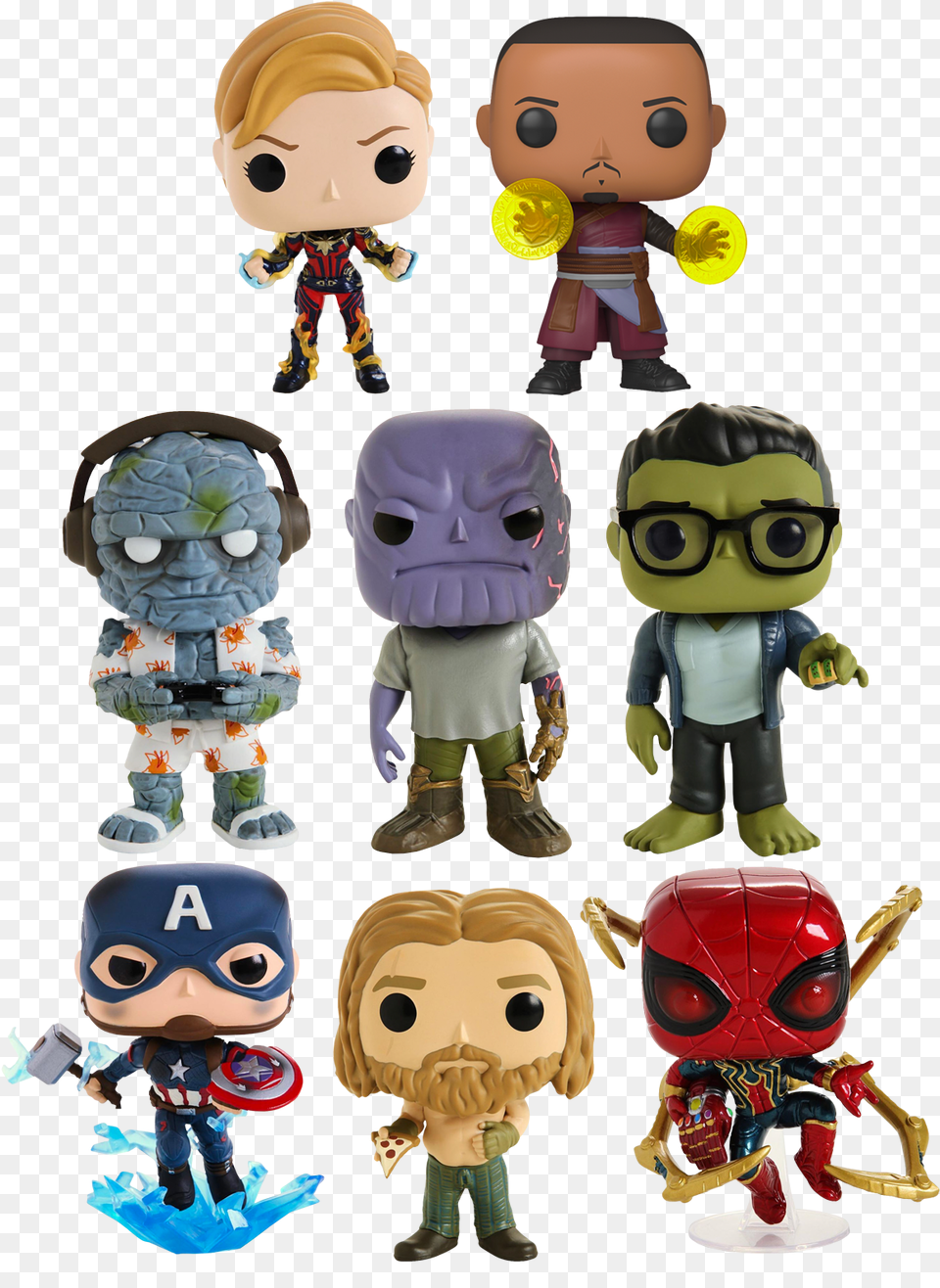 Funko Pop Endgame Waves, Doll, Toy, Baby, Person Png