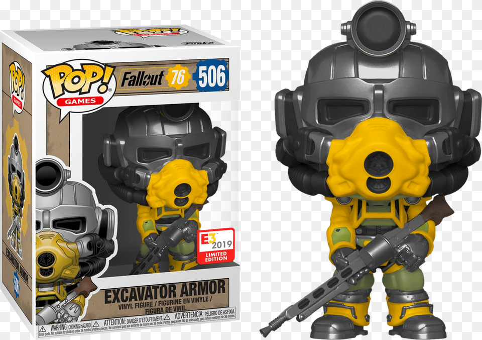 Funko Pop Excavator Armor, Toy, Robot Png Image