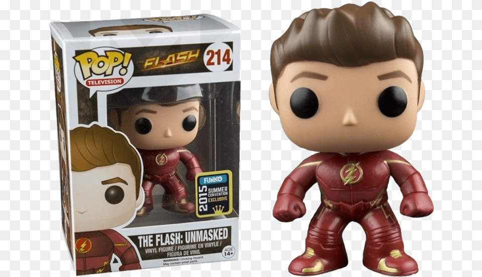 Funko Pop Flash, Doll, Toy, Face, Head Png