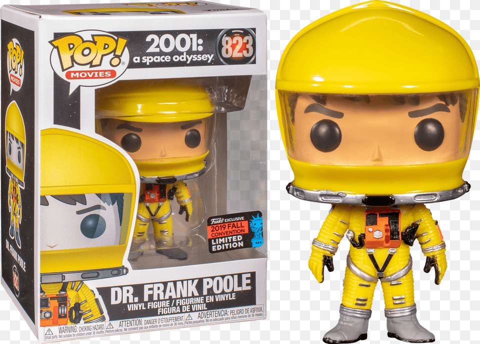 Funko Pop Frank Poole, Helmet, Toy, Clothing, Hardhat Png Image