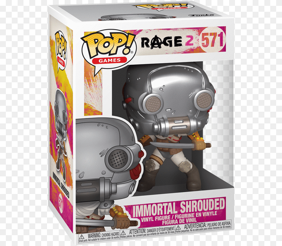 Funko Pop Games Rage 2 Immortal Shrouded Funko Pop Pokemon Eevee, Robot, Toy Free Transparent Png