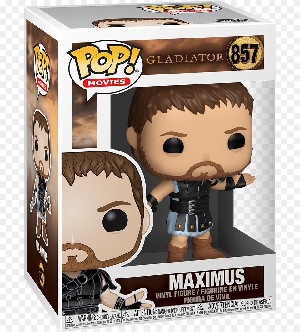 Funko Pop Gladiator Maximus, Baby, Face, Head, Person Png