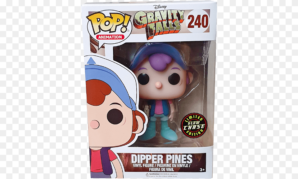 Funko Pop Gravity Falls Dipper Chase, Baby, Person, Toy, Doll Png Image