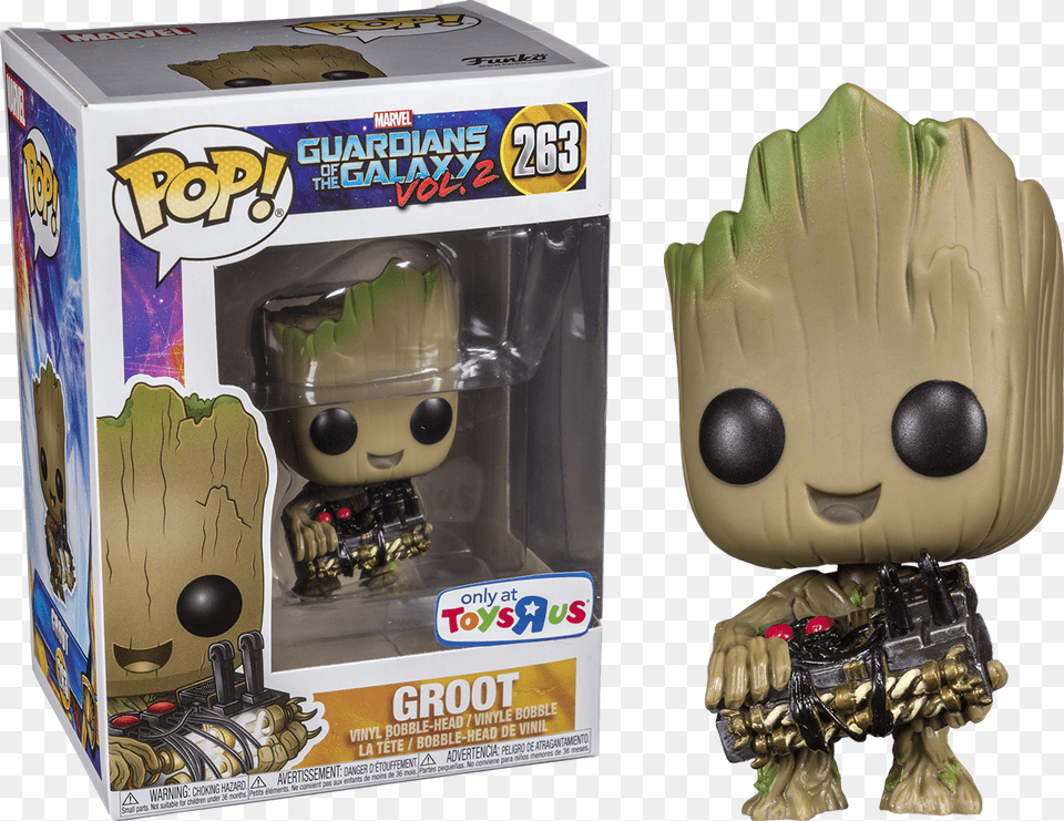 Funko Pop Groot With Bomb, Toy Free Transparent Png