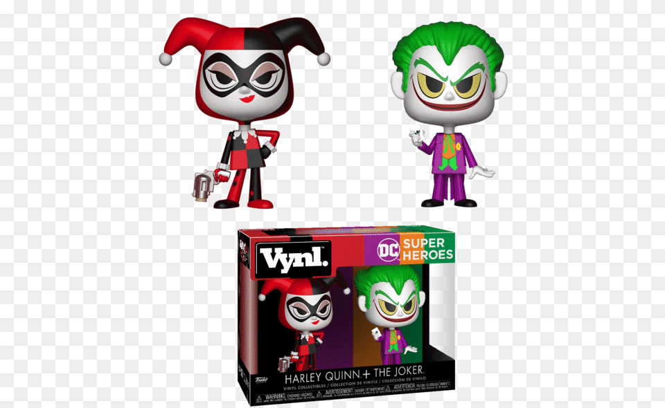 Funko Pop Harley Quinn And Joker, Baby, Person, Face, Head Png Image