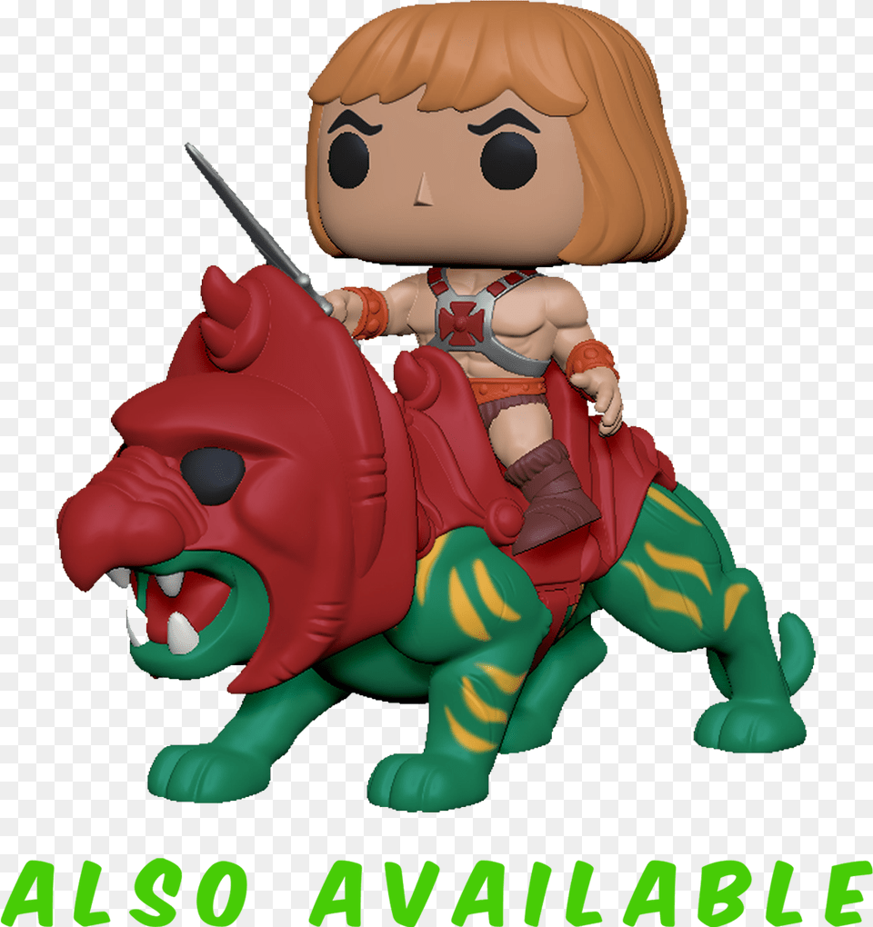 Funko Pop He Man Battle Cat, Face, Head, Person, Baby Free Png Download