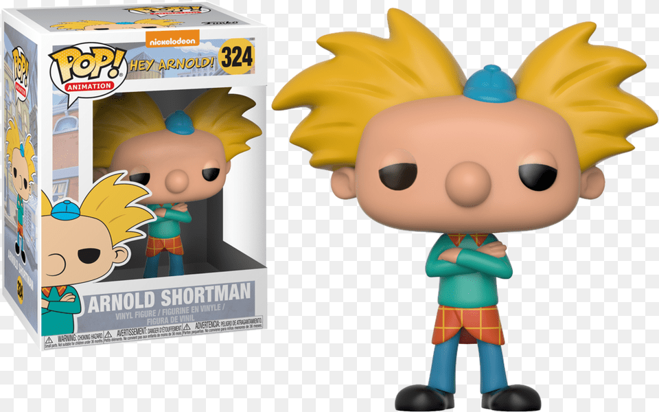 Funko Pop Hey Arnold, Baby, Person, Toy, Doll Free Png