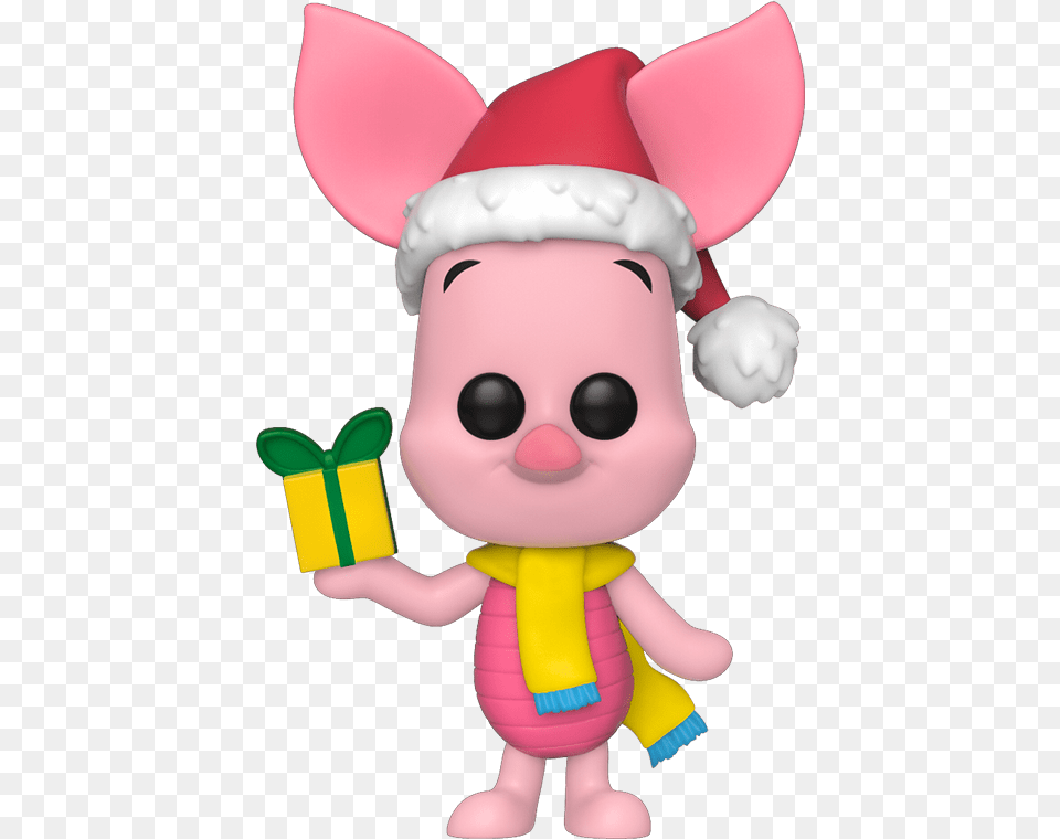 Funko Pop Holiday Piglet, Doll, Toy, Plush Png Image