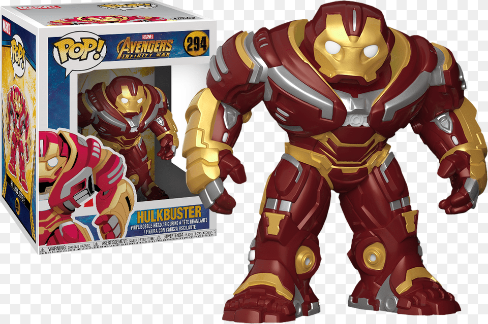 Funko Pop Infinity War Hulkbuster, Toy, Baby, Person, Robot Free Png
