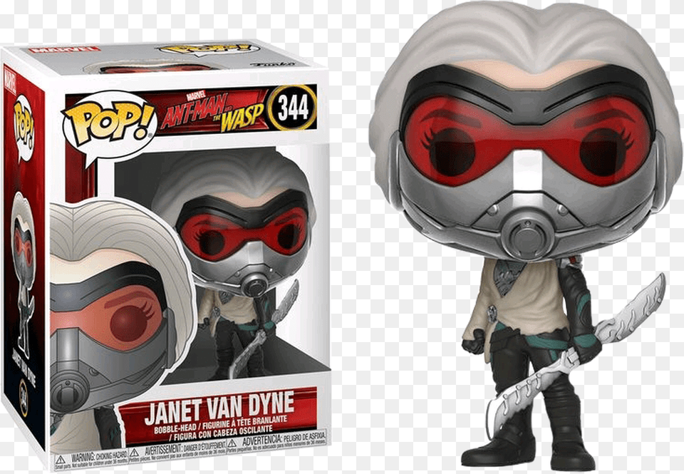 Funko Pop Janet Van Dyne, Helmet, Publication, Book, Comics Free Png