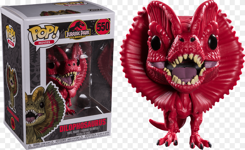 Funko Pop Jurassic Park Dilophosaurus, Toy Png