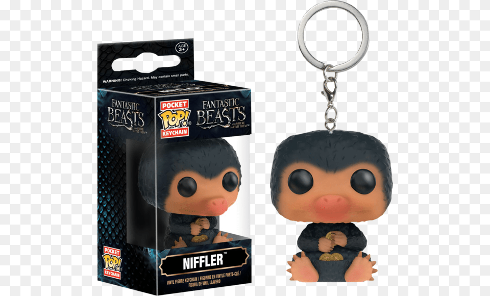 Funko Pop Keychain Niffler, Accessories, Toy, Baby, Person Png