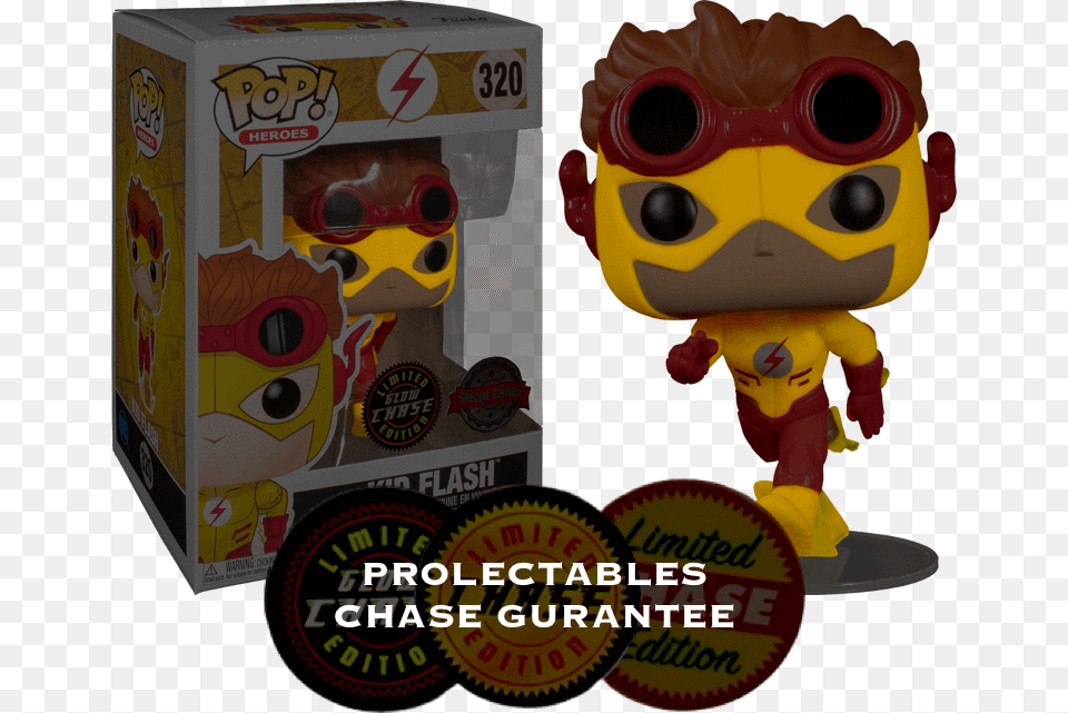 Funko Pop Kid Flash Chase, Toy, Face, Head, Person Free Transparent Png