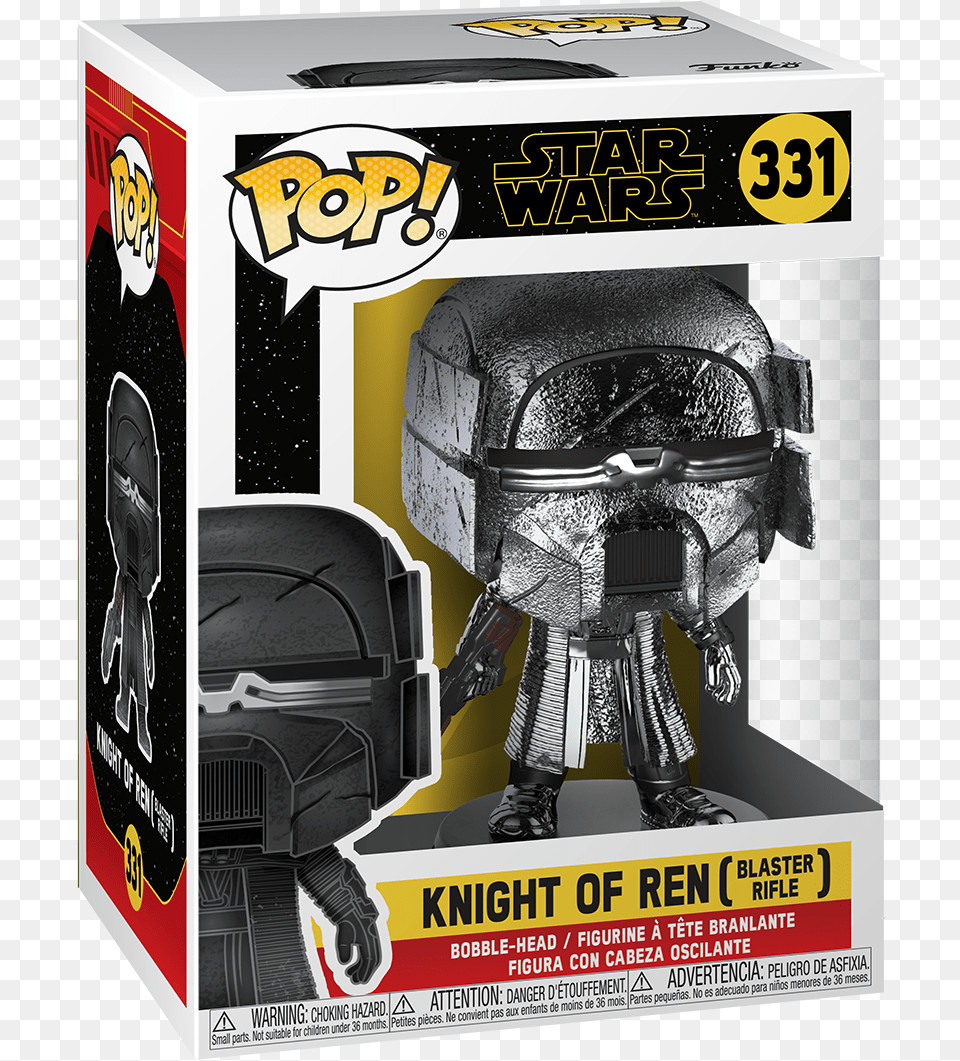 Funko Pop Knight Of Ren, Helmet, Person, Toy, Face Png