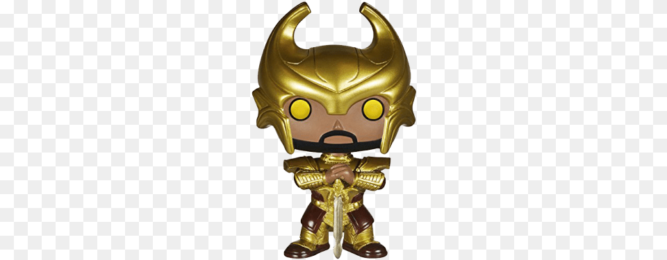 Funko Pop Marvel Bobble Heimdall Helmet Funko Pop Marvel Heimdall, Bronze, Ammunition, Grenade, Weapon Png Image