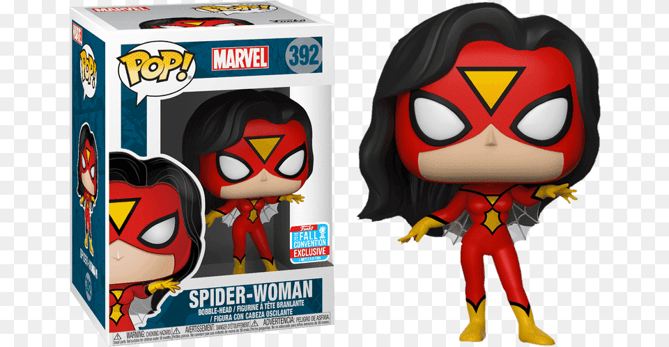 Funko Pop Marvel Spider Woman, Baby, Person, Book, Comics Free Png