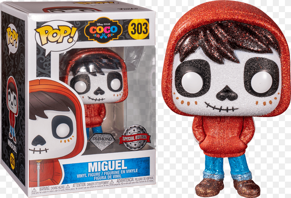Funko Pop Miguel Coco, Plush, Toy, Person, Face Free Png