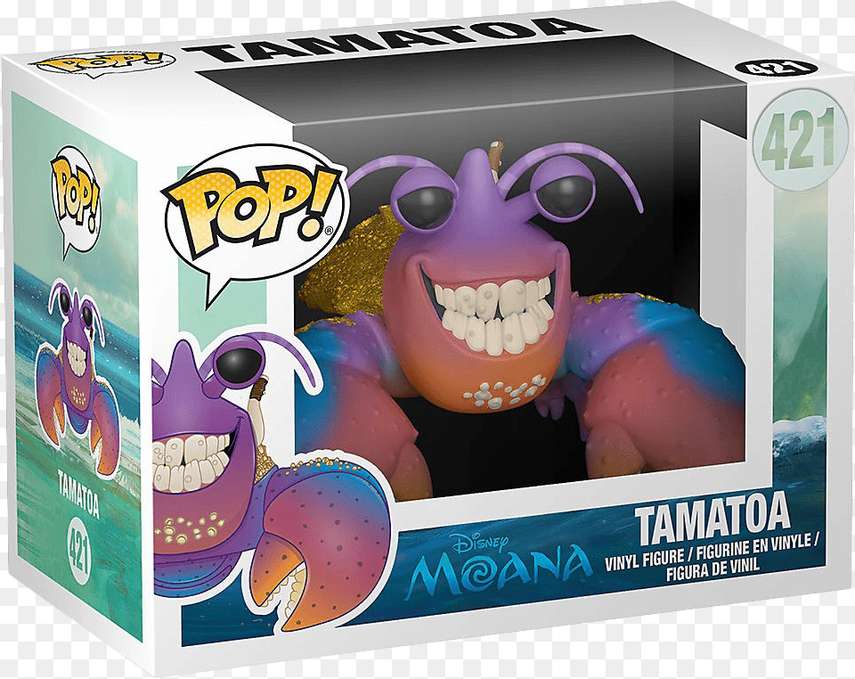 Funko Pop Moana Tamatoa, Box, Cardboard, Carton Png Image