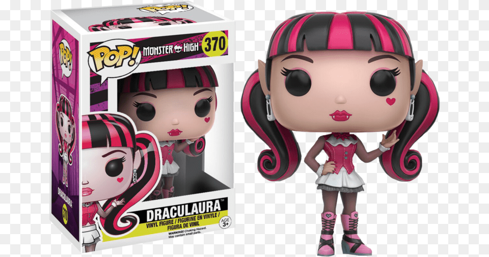 Funko Pop Monster High, Toy, Doll, Child, Person Png Image