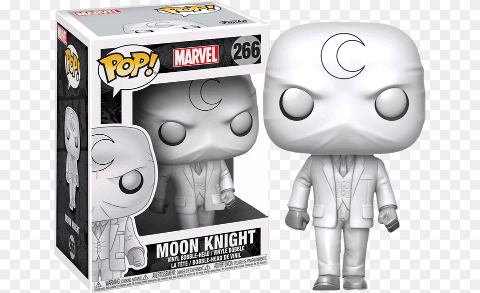 Funko Pop Moon Knight, Toy, Person, Robot, Face Free Transparent Png