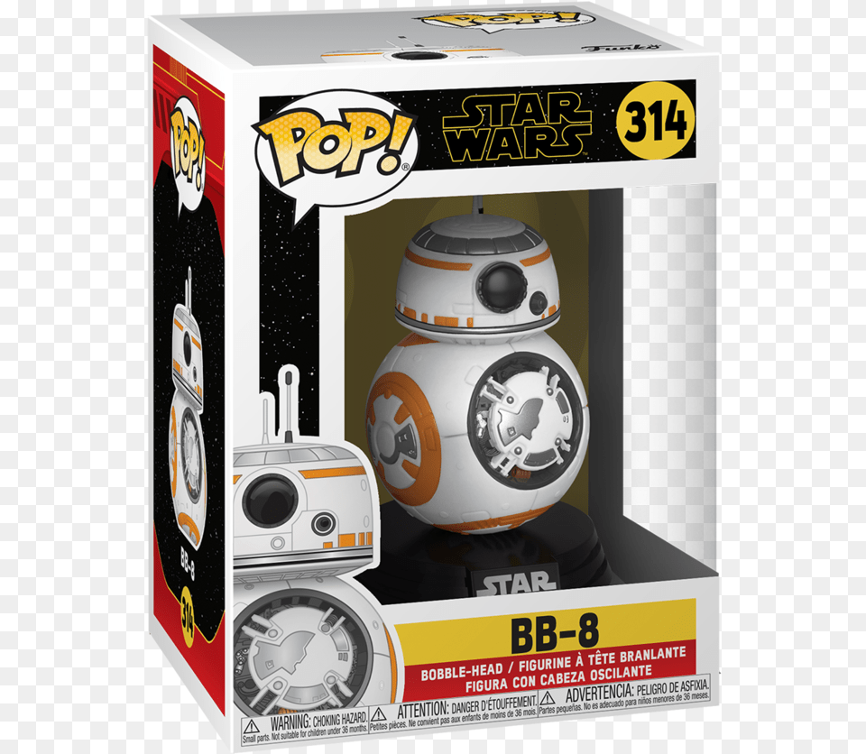 Funko Pop Movies Star Wars Episode Ix The Rise Of Skywalker 314 Bb8 Funko Pop Star Wars The Rise Of Skywalker Bb 8, Electronics, Face, Head, Person Png