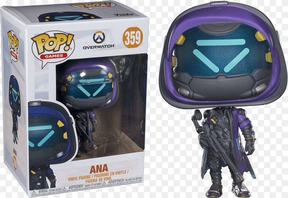 Funko Pop Overwatch Ashe, Helmet, Crash Helmet, Person Png Image