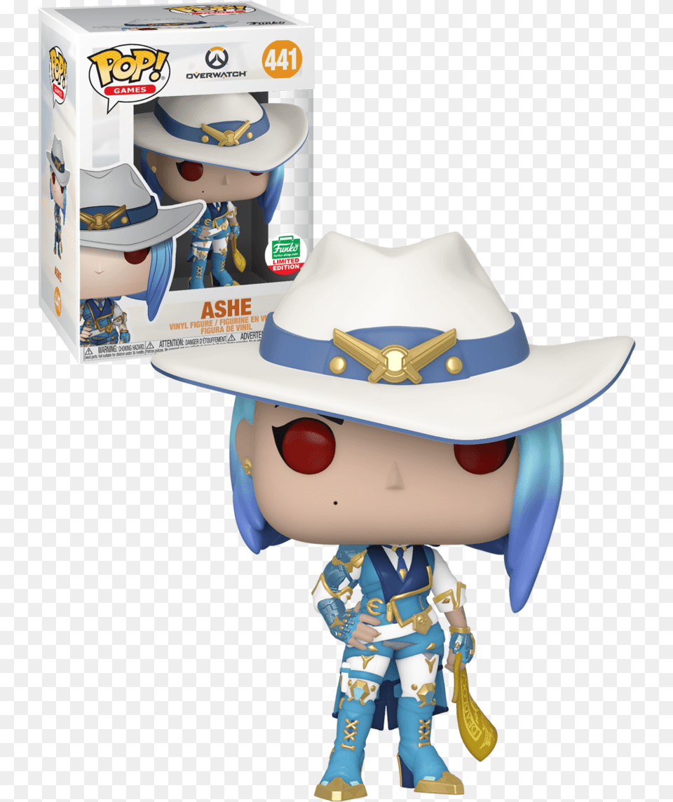 Funko Pop Overwatch Ashe, Clothing, Hat, Cowboy Hat, Baby Png Image