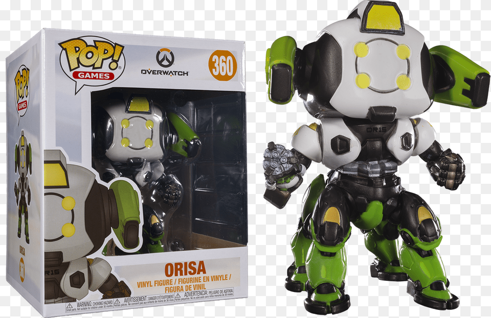 Funko Pop Overwatch Orisa, Robot, Toy Png Image