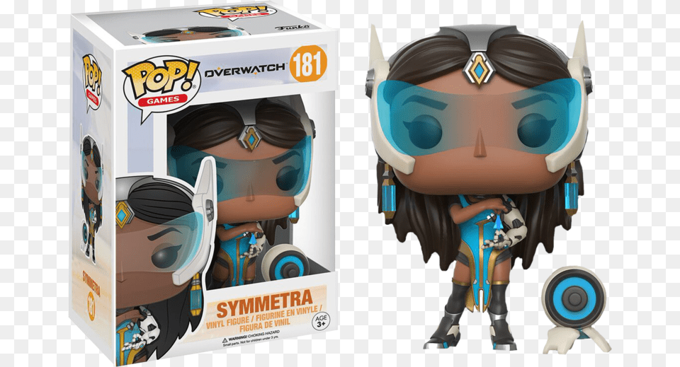 Funko Pop Overwatch Symmetra, Adult, Female, Person, Woman Png Image