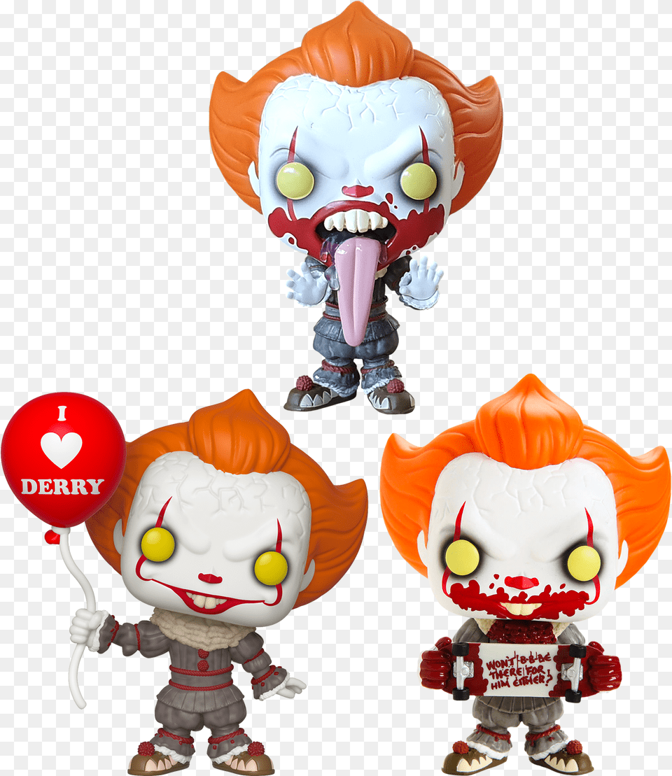 Funko Pop Pennywise With Balloon, Baby, Person, Toy, Face Free Png