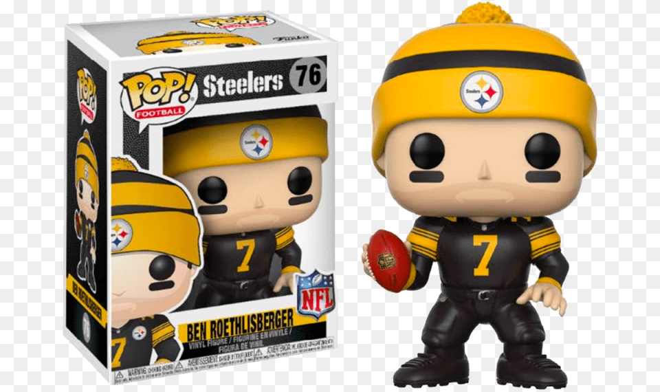 Funko Pop Pittsburgh Steelers Download Funko Pop Tom Brady, Toy, Ball, Rugby, Rugby Ball Free Png