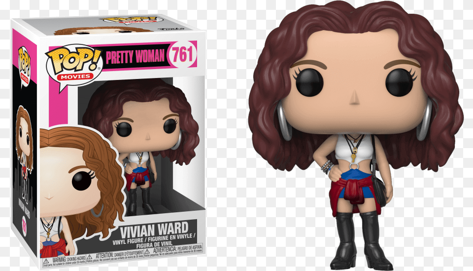 Funko Pop Pretty Woman, Toy, Doll, Adult, Person Png